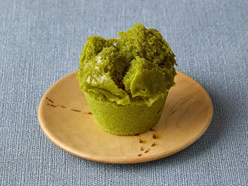  抹茶紅豆發糕（全素）40元